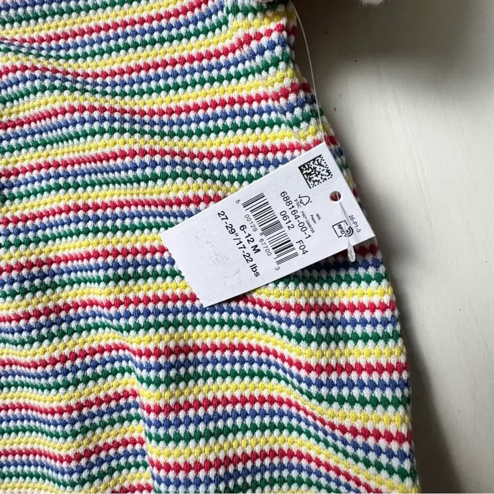 Old Navy Baby Short Sleeve Knit Snap Closure Onesie NWT  Sz 6-12 M